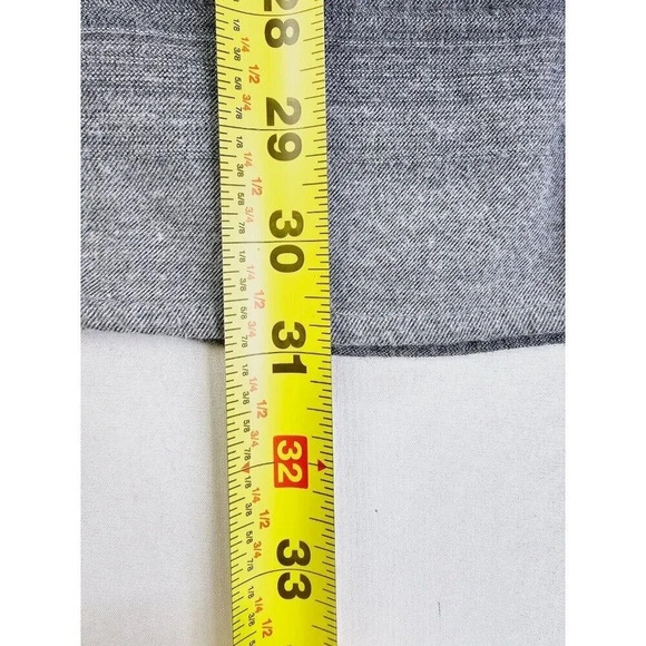 Travis Mathew Size XL Mens Gray Stripe Flannel Long Sleeve Pocket Hem Logo Shirt - Picture 10 of 12